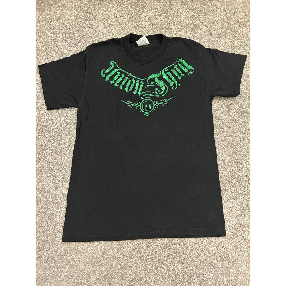 Vintage Thug T-Shirt Mens Medium Black Excellent Graphic Tee